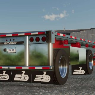 Benson Flatbed v1.0 FS22 Mod | Farming Simulator 22 Mod