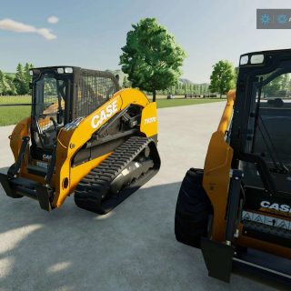 CASE SV280 & TV370 Skidsteer Pack v1.0 FS22 Mod | Farming Simulator 22 Mod