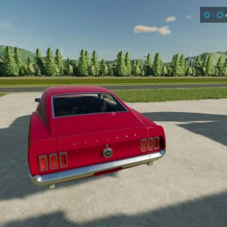 Ford Mustang v2.1 FS22 Mod | Farming Simulator 22 Mod