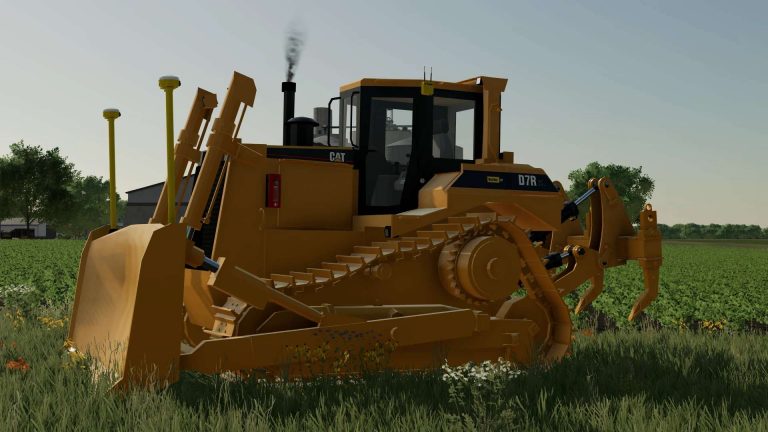 Cat D7R v1.0 FS22 Mod | Farming Simulator 22 Mod