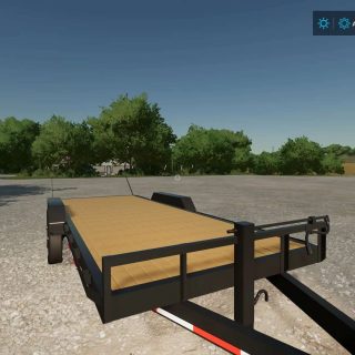 Load Trail Skid Steer Trailer (Original Conversion) v1.0 FS22 Mod ...