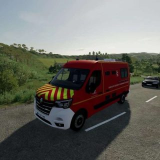 Renault Master VSAV SDMIS 69 v1.0 FS22 Mod | Farming Simulator 22 Mod