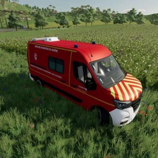 Renault Master Vsav Sdmis V Fs Mod Farming Simulator Mod