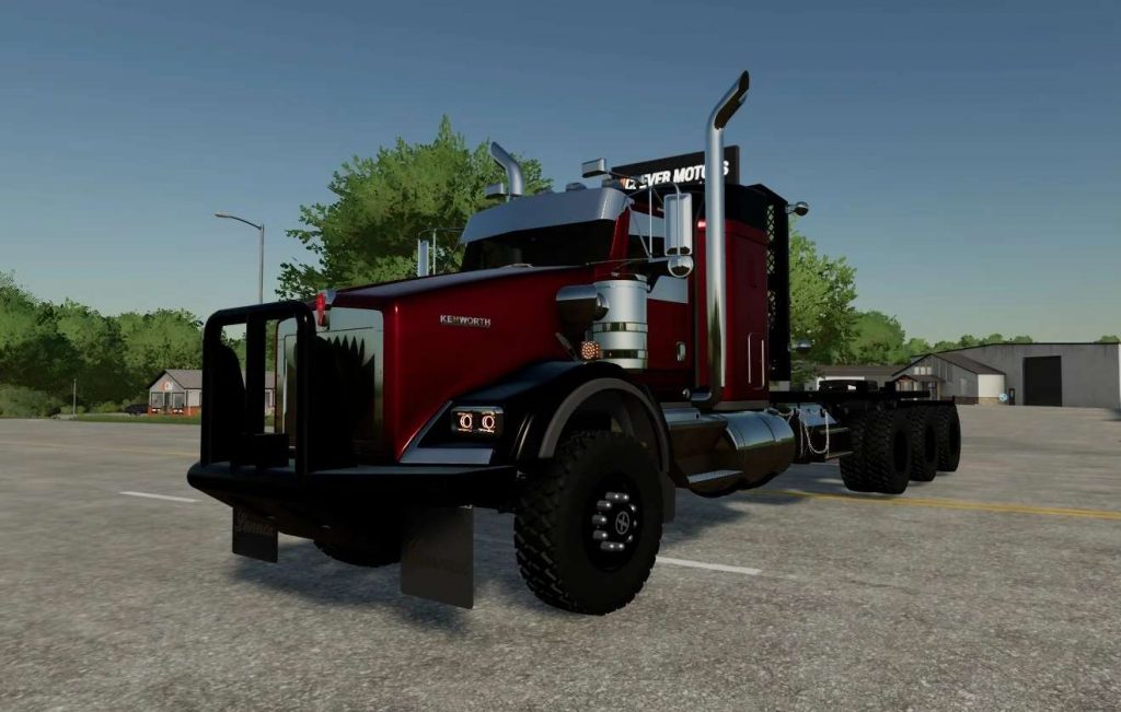 T800 Winch Truck v1.0 FS22 Farming Simulator 22 Mod FS22 mod