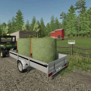 Trailer With Canopy V1.0 Fs22 Mod 