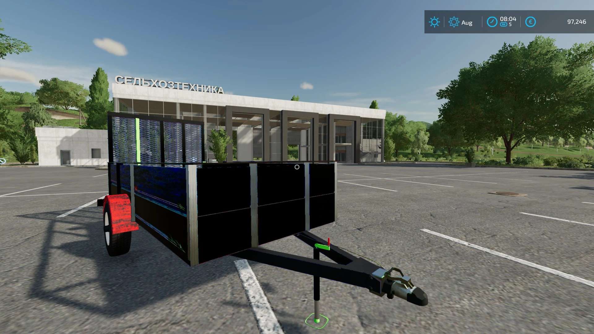 1999 Neal Manufacturing Utility Trailer converted v1.0 FS22 Mod ...