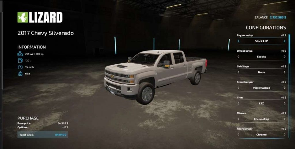 2017 Silverado 2500 v1.0 FS22 Mod | Farming Simulator 22 Mod