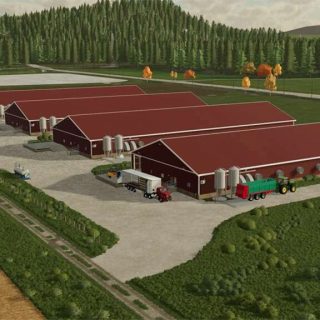 Chicken Barn XL v1.0 FS22 Mod | Farming Simulator 22 Mod