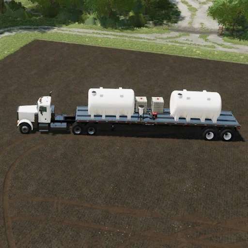 Sprayer Tender Trailer White Tanks V10 Fs22 Farming Simulator 22 Mod Fs22 Mod 9433