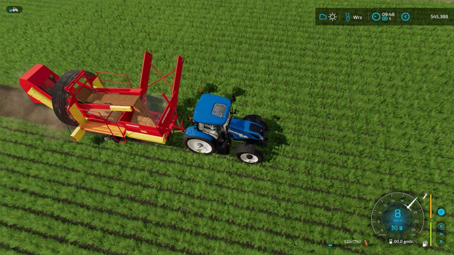 Grimme DR-1500 potatoes, carrots, parsnips and red beet v1.0 FS22 Mod ...