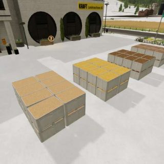 IBC And Pallets Stack v1.5 FS22 Mod | Farming Simulator 22 Mod