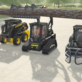 Skid Steer Forestry New Holland L330 And C362 Pack v1.0 FS22 - Farming ...