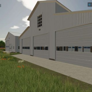 White Michigan Farm Building Pack v1.0 FS22 - Farming Simulator 22 Mod ...