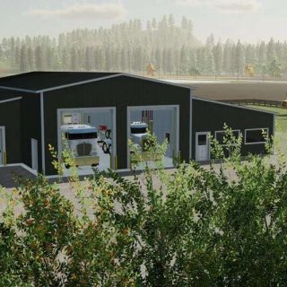 5 bay truck shop v1.0 FS22 Mod | Farming Simulator 22 Mod