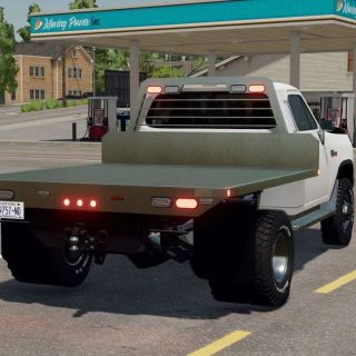 Dodge RAM First Gen Flatbed v2.0 FS22 Mod | Farming Simulator 22 Mod