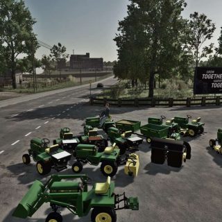 John Deer 332 Lawn Tractor Garden Tractor Mod Pack v1.0.22 FS22 Mod ...