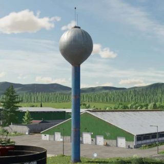 Lizard Water Tower v1.0 FS22 Mod | Farming Simulator 22 Mod