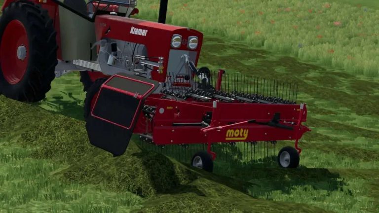 Moty Windrower v1.0 FS22 Mod | Farming Simulator 22 Mod