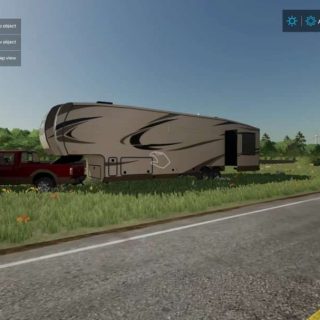 Summit 43ft Fifthwheel Camper v1.0 FS22 Mod | Farming Simulator 22 Mod