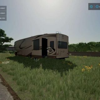 Summit 43ft Fifthwheel Camper v1.0 FS22 Mod | Farming Simulator 22 Mod