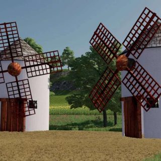 La Mancha windmill v1.0 FS22 Mod | Farming Simulator 22 Mod