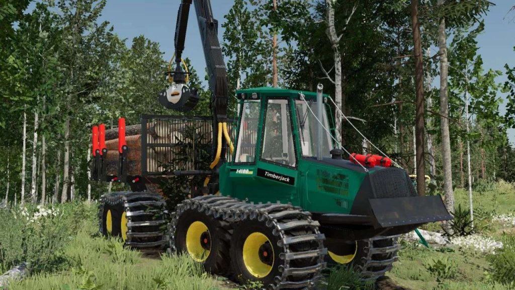 Timberjack 1410D Loadflex v1.0.0.1 FS22 Mod | Farming Simulator 22 Mod