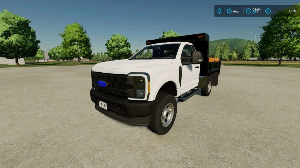 2023 Ford F350 Dump Truck V1.0 Fs22 - Farming Simulator 22 Mod 