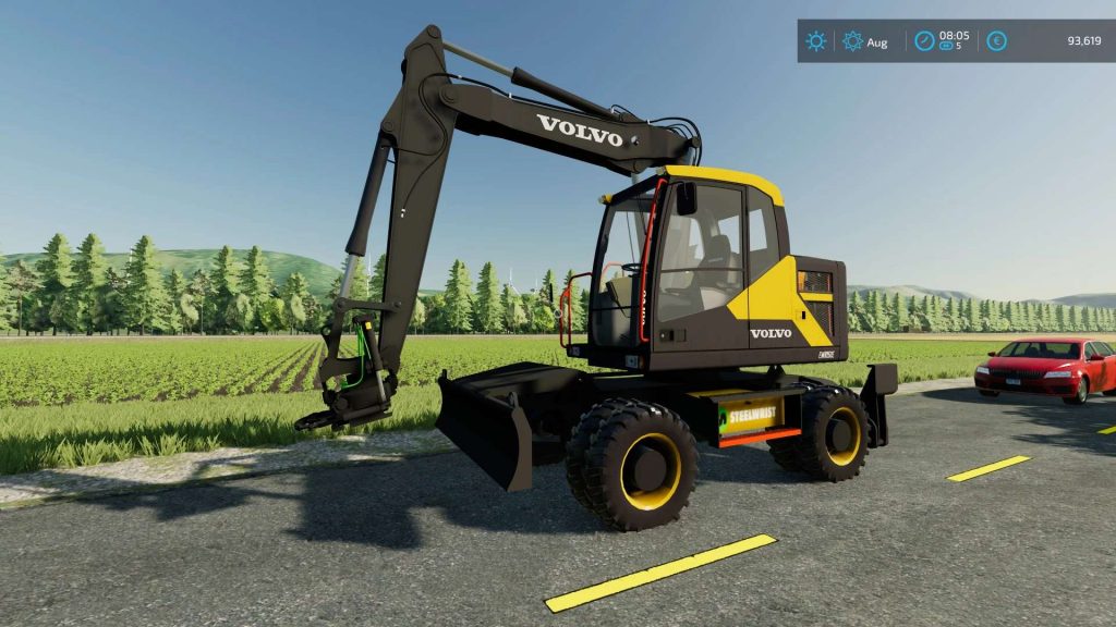 Volvo EWR150E v1.0.0.1 FS22 Mod | Farming Simulator 22 Mod