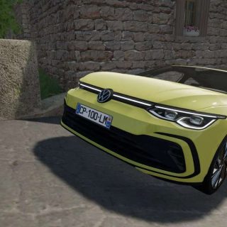 Volkswagen Golf 8 R-Line v1.0 FS22 Mod | Farming Simulator 22 Mod