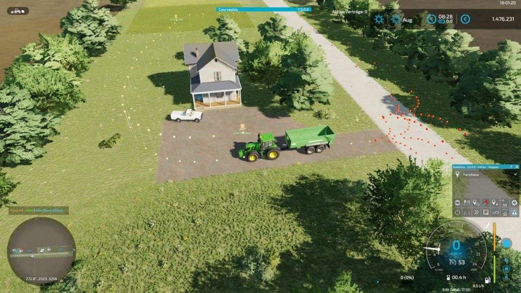 Autodrive Course Gnadenthal v1.5 FS22 Mod | Farming Simulator 22 Mod