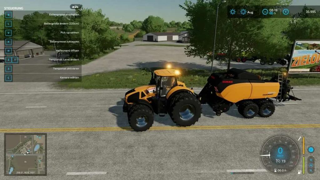 Claas Quadrant 5300 FC v1.0 FS22 - Farming Simulator 22 Mod | FS22 mod