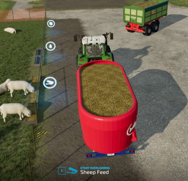 Enhanced Sheep Feeding v1.0 FS22 Farming Simulator 22 Mod FS22 mod