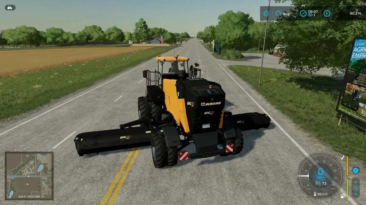 Krone Big M 450 v1.0 FS22 - Farming Simulator 22 Mod | FS22 mod