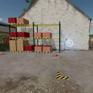 Pallet Racking Pack v1.0 FS22 Mod | Farming Simulator 22 Mod