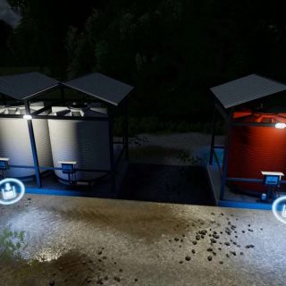 Two filling tanks (diesel) v1.0 FS22 Mod | Farming Simulator 22 Mod