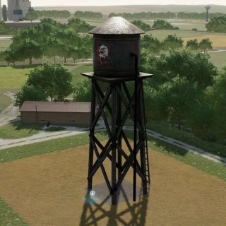 American Water Tower v1.0 FS22 Mod | Farming Simulator 22 Mod
