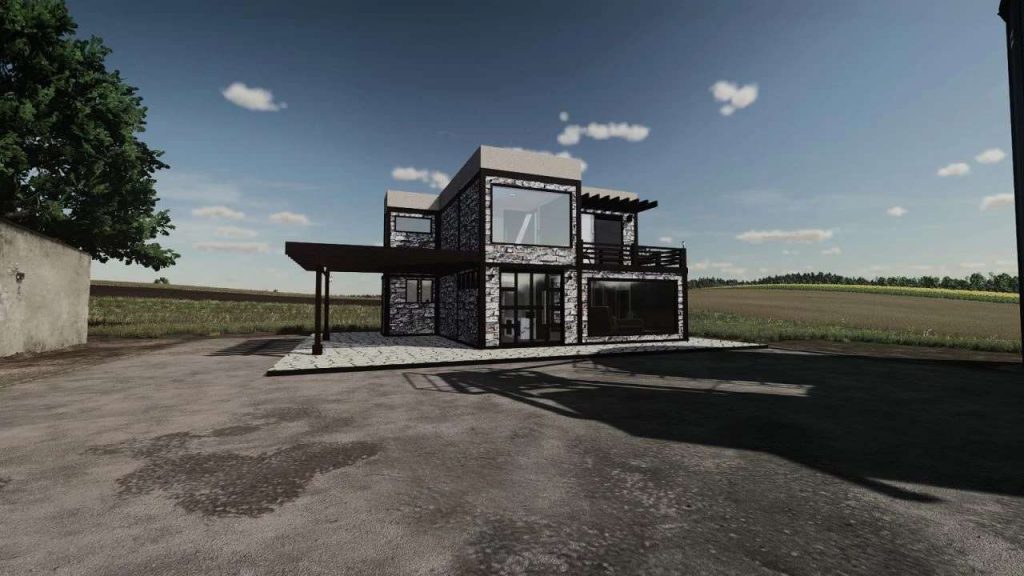BR Modern House v1.0 FS22 Mod | Farming Simulator 22 Mod