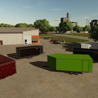 Enclosed Snowmobile Trailer CHS BETA FS22 Mod | Farming Simulator 22 Mod