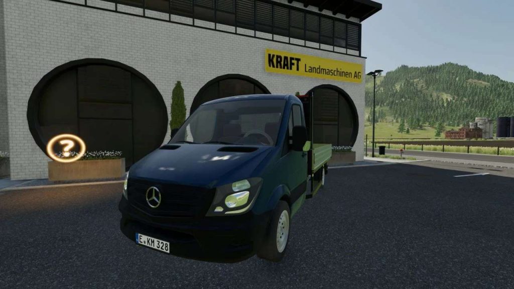 Mercedes Benz Sprinter SingleCab 2013 v1.0 FS22 Mod | Farming Simulator ...