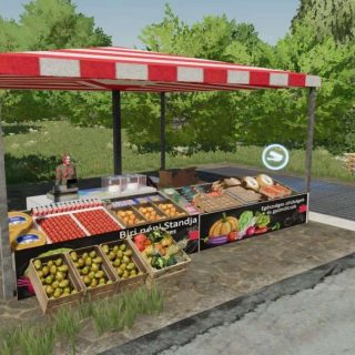 Placeable Market v1.0 FS22 Mod | Farming Simulator 22 Mod