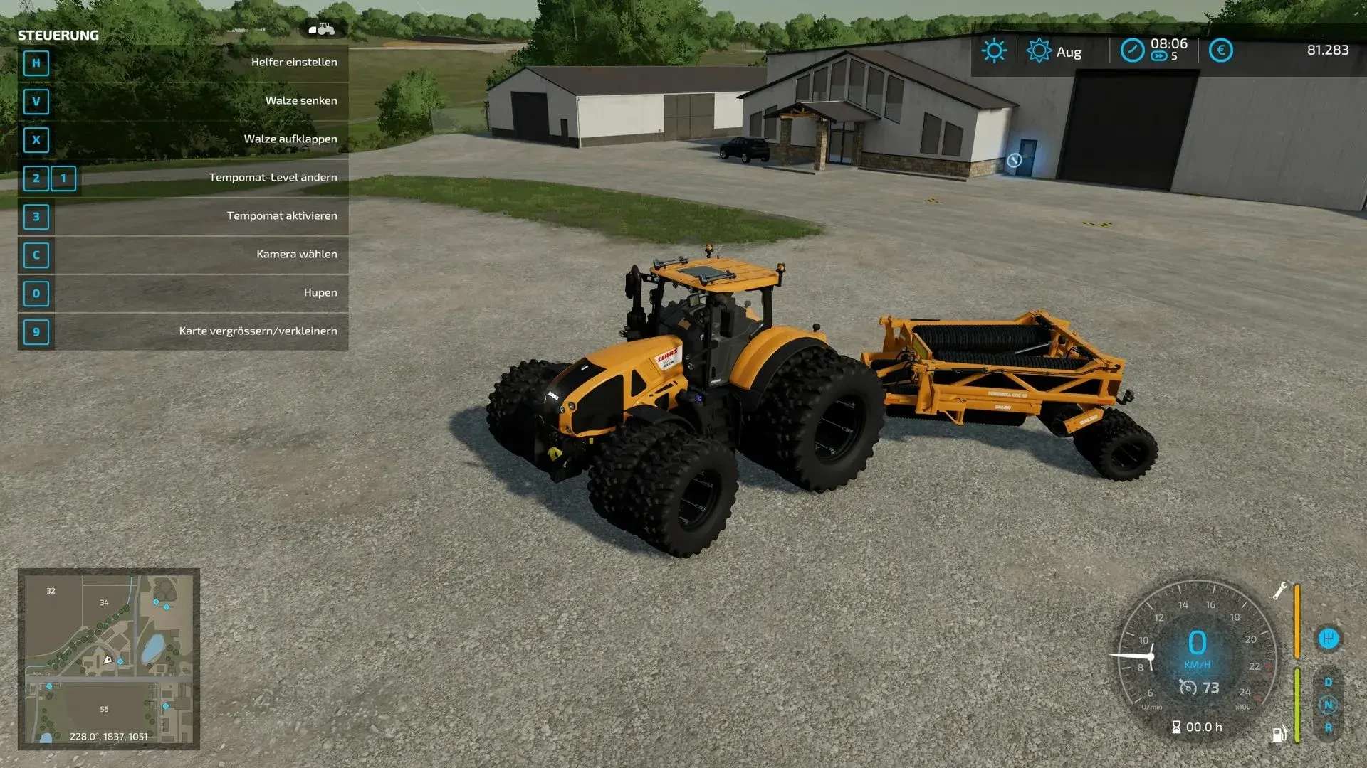 Power Roll 1230 HD v1.0 FS22 - Farming Simulator 22 Mod | FS22 mod