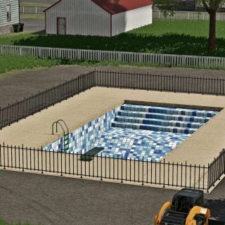 Tri States Buildable Pool v1.0 FS22 Mod | Farming Simulator 22 Mod