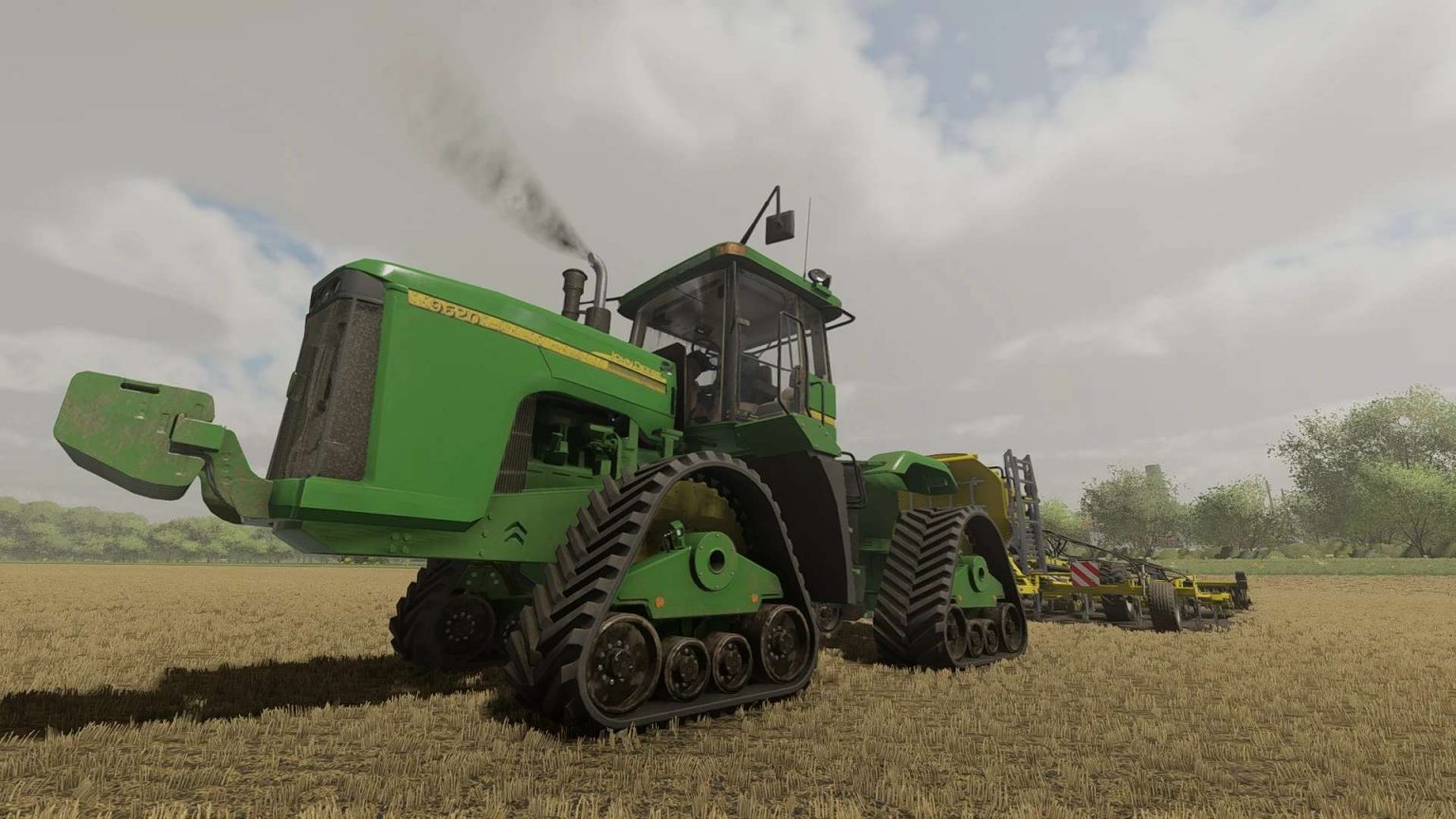 John Deere 9020 with Camso Tracks v3.0 FS22 Mod | Farming Simulator 22 Mod