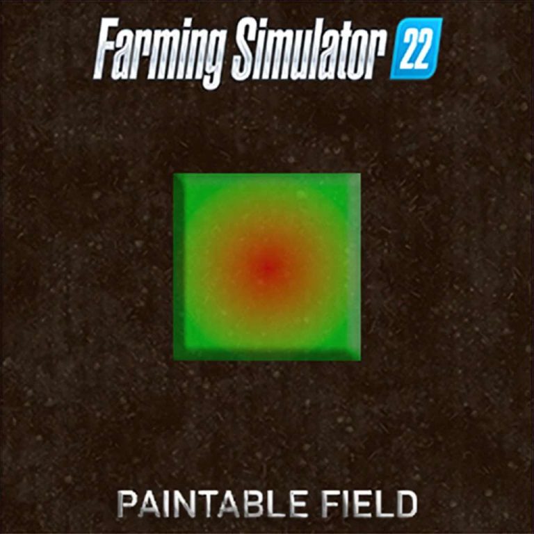 PAINTABLE FIELD (PREFAB) V1.2 FS22 Mod | Farming Simulator 22 Mod