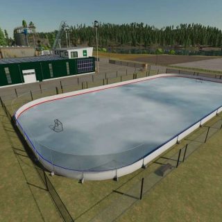 Hockey Rink v1.0 FS22 Mod | Farming Simulator 22 Mod