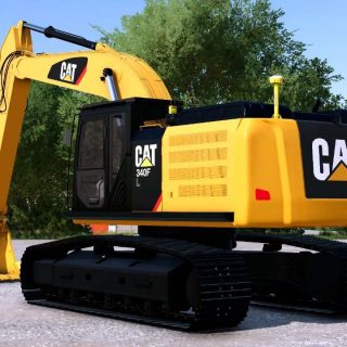 Cat 340F L v1.0 FS22 Mod | Farming Simulator 22 Mod