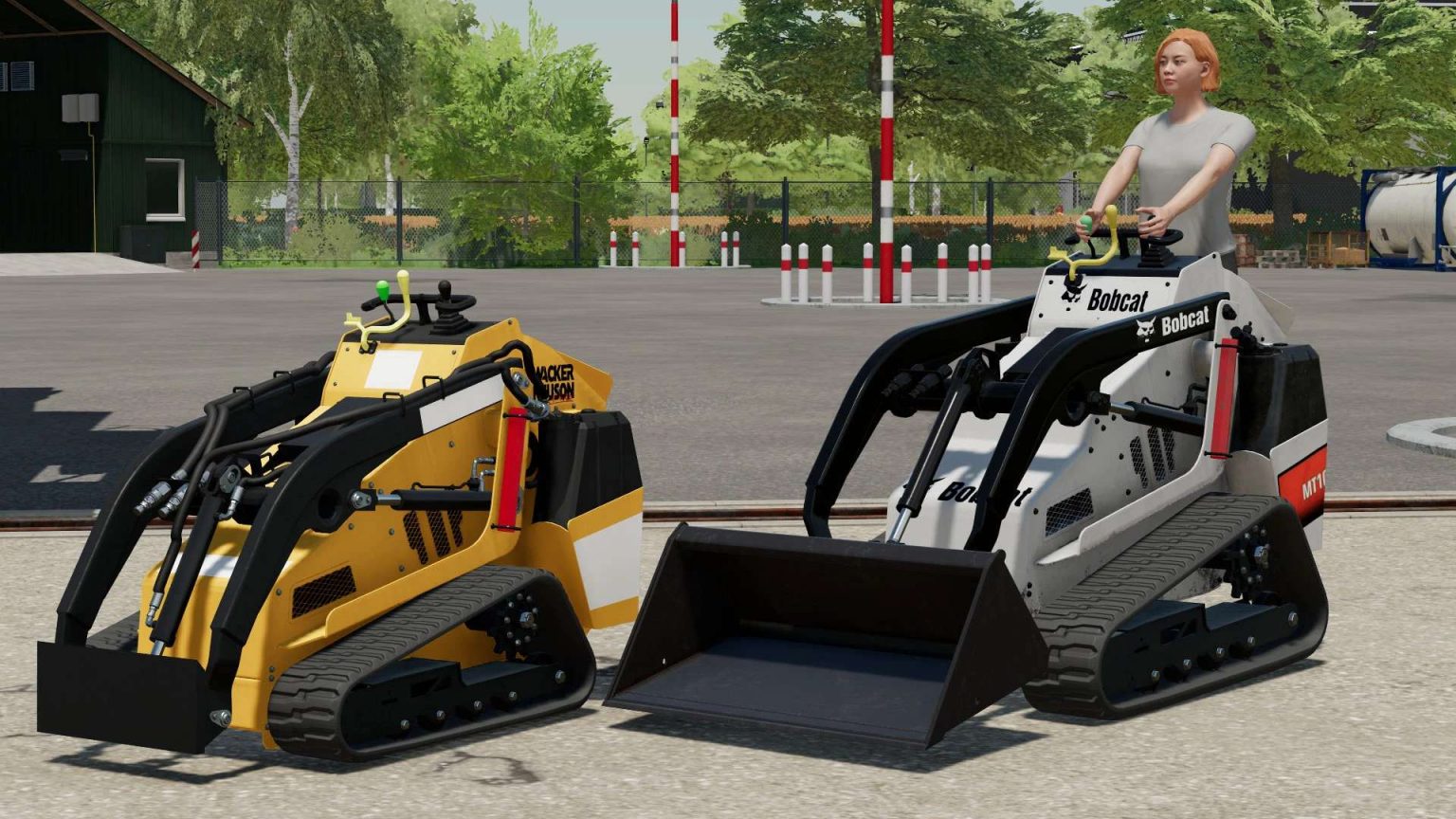 Wacker Neuson & Bobcat MT100 v1.0 FS22 Mod | Farming Simulator 22 Mod