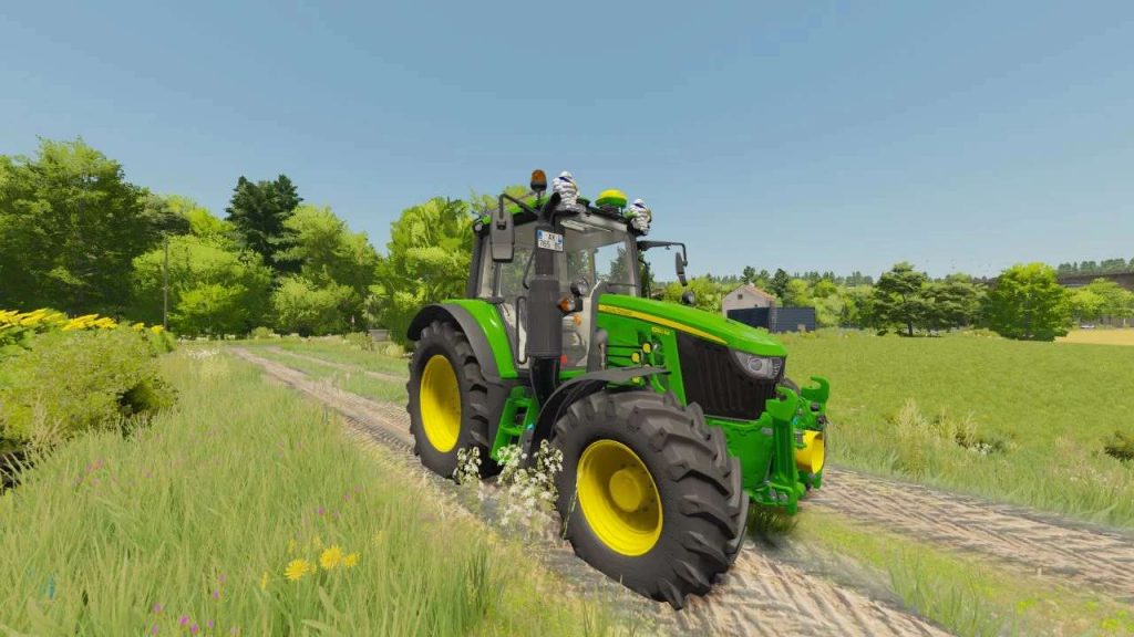 John Deere 6M Edit v1.1 FS22 Mod | Farming Simulator 22 Mod