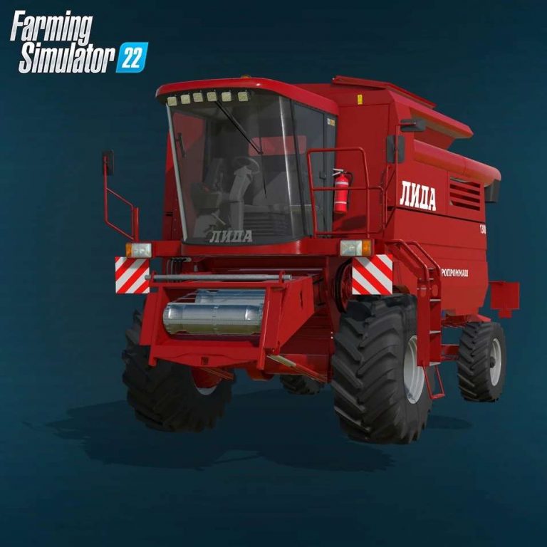 Lida-1300 grain harvester v1.0.2.3 FS22 Mod | Farming Simulator 22 Mod