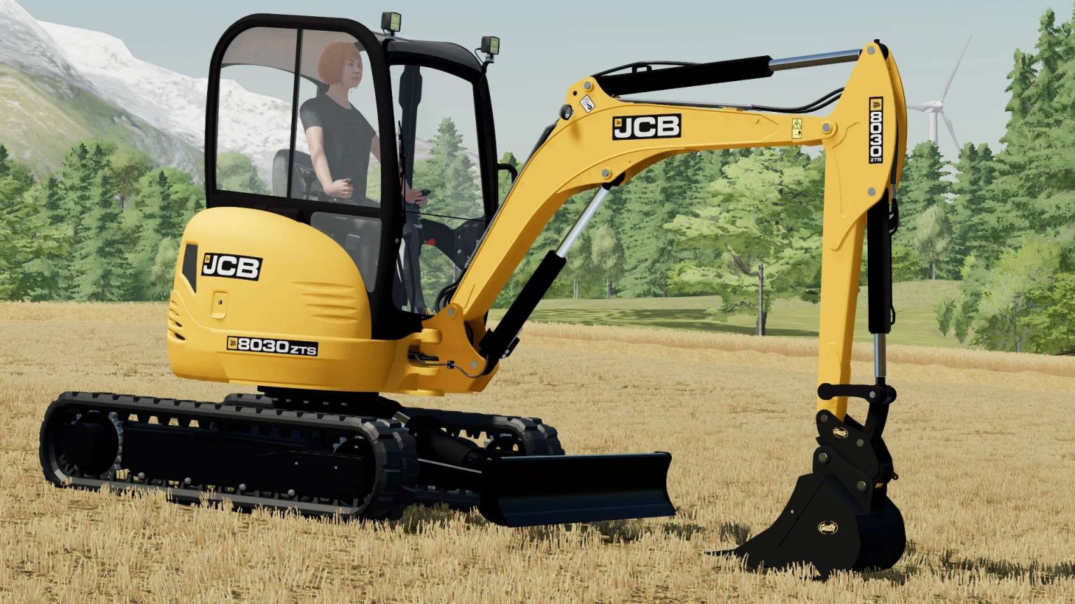 JCB 8030 ZTS v1.0 FS22 Mod | Farming Simulator 22 Mod